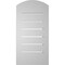 Ekena Millwork Arch Top Surface Mount PVC Gable Vent w/ 2"W x 2"P Brickmould Sill Frame, 12"W x 22"H GVPAR12X2203SN - alternate 5